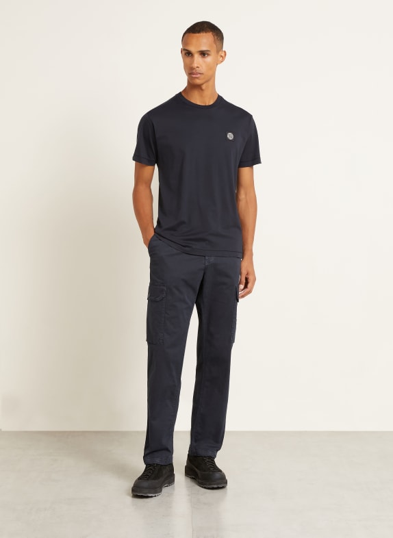 STONE ISLAND T-shirt BLEU FONCÉ