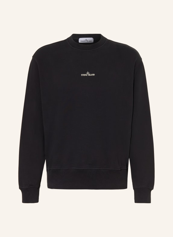 STONE ISLAND Sweatshirt SCHWARZ / BEIGE / WEISS