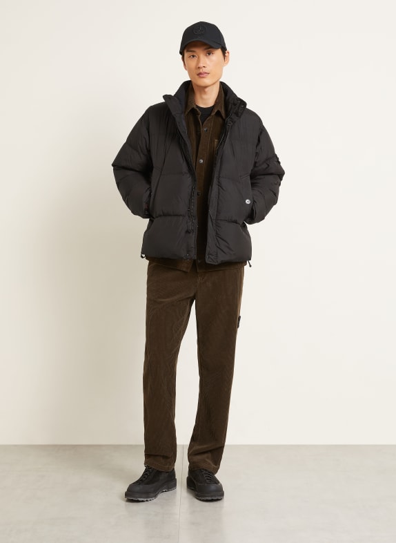 STONE ISLAND Donsjas ZWART