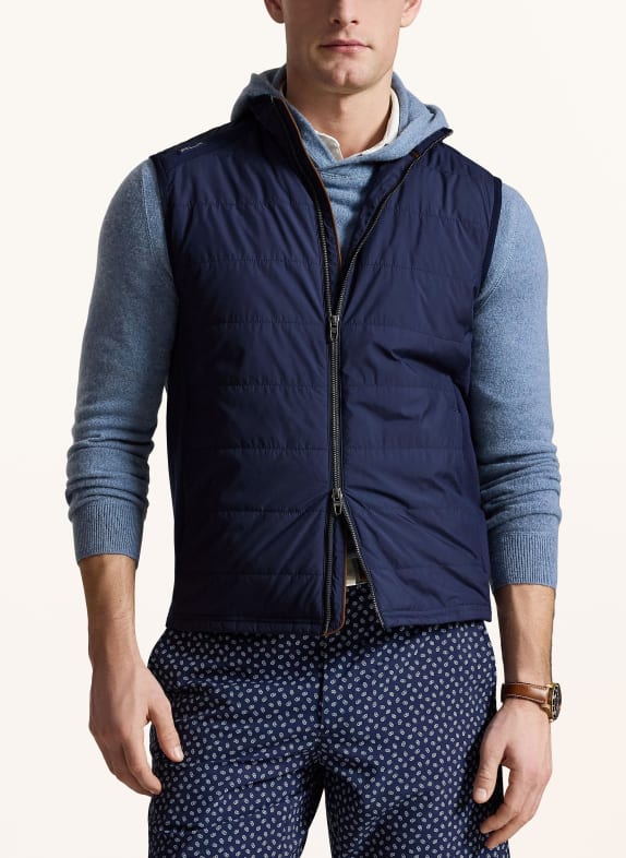 RLX RALPH LAUREN Hybride bodywarmer DONKERBLAUW