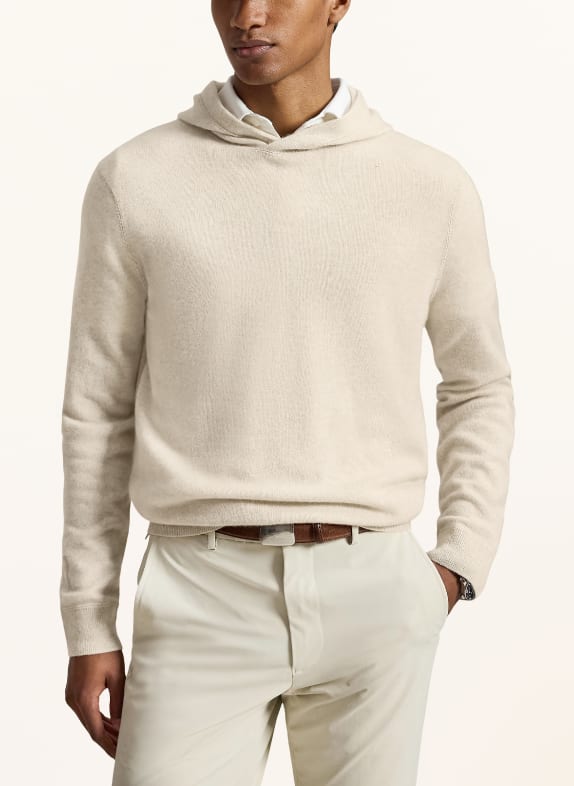 RLX RALPH LAUREN Cashmere Knit Hoodie CREAM