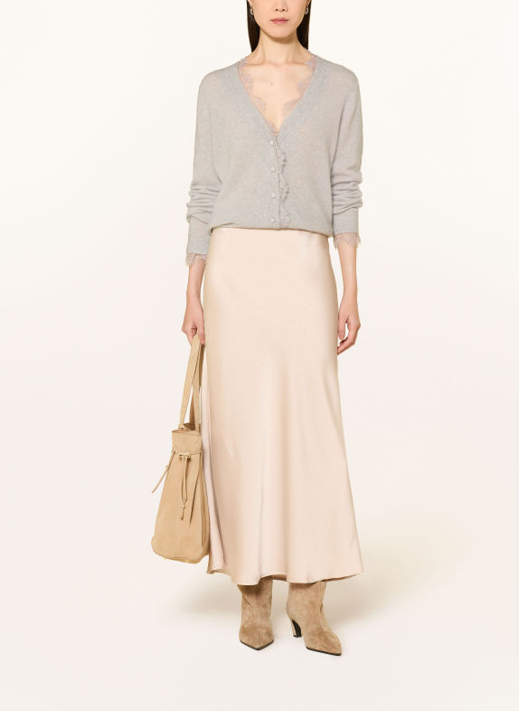 MOS MOSH Vest MMHELMI met kant TAUPE