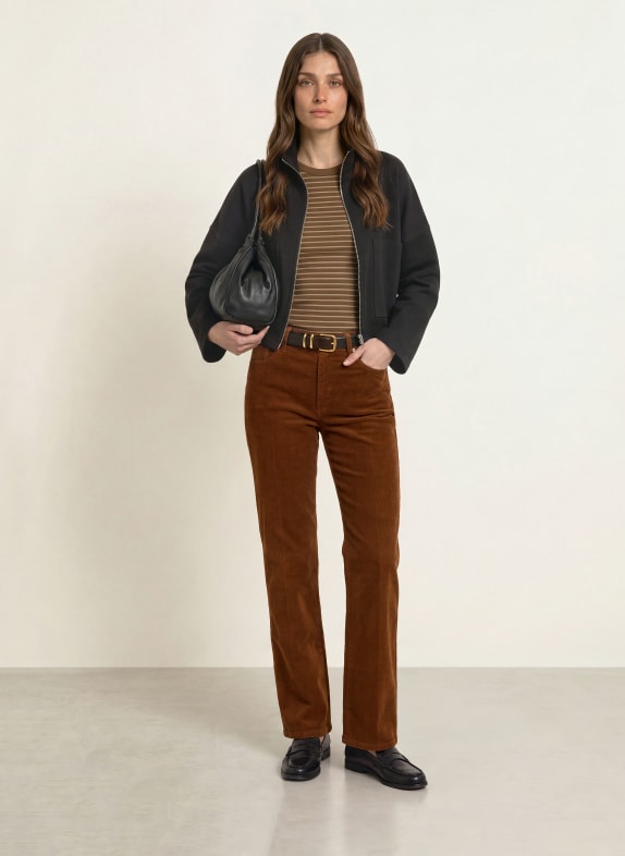 7 for all mankind Cordbroek STOVEPIPE 3RR CORDUROY COGNAC