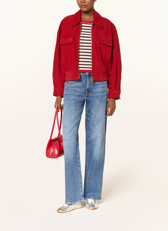 7 for all mankind Straight jeans STOVEPIPE met siersteentjes 3S9 Avenue