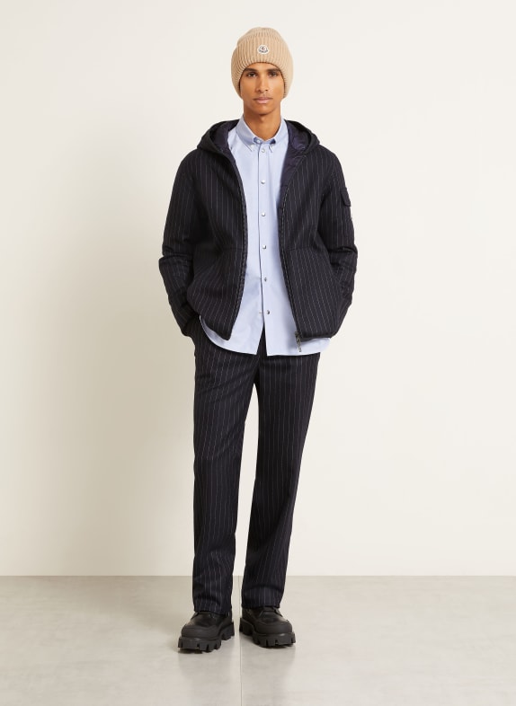 MONCLER Chino coupe classique BLEU FONCÉ