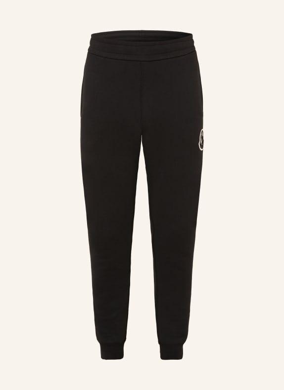 MONCLER Spodnie dresowe CZARNY