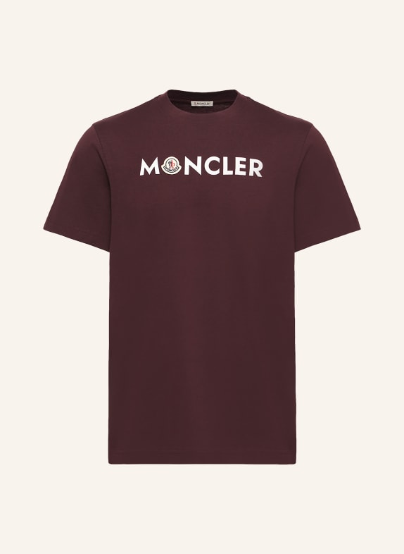 MONCLER T-Shirt DUNKELROT