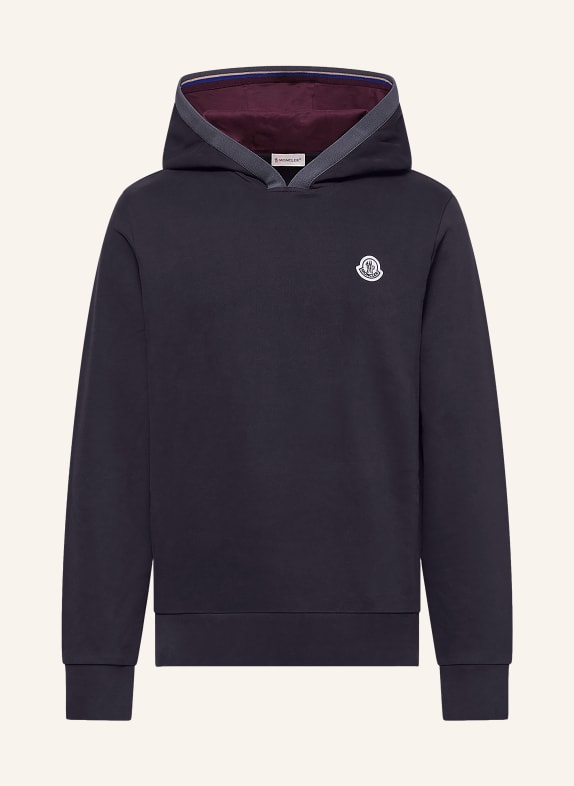 MONCLER Hoodie DUNKELBLAU / DUNKELGRAU