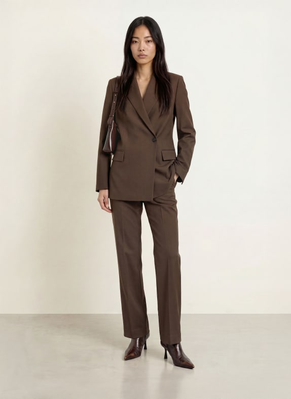 TIGER OF SWEDEN Marlene-broek EEDIT MARRON FONCÉ