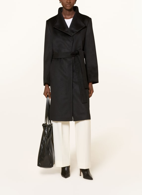 TIGER OF SWEDEN Manteau en laine CEDRIN NOIR