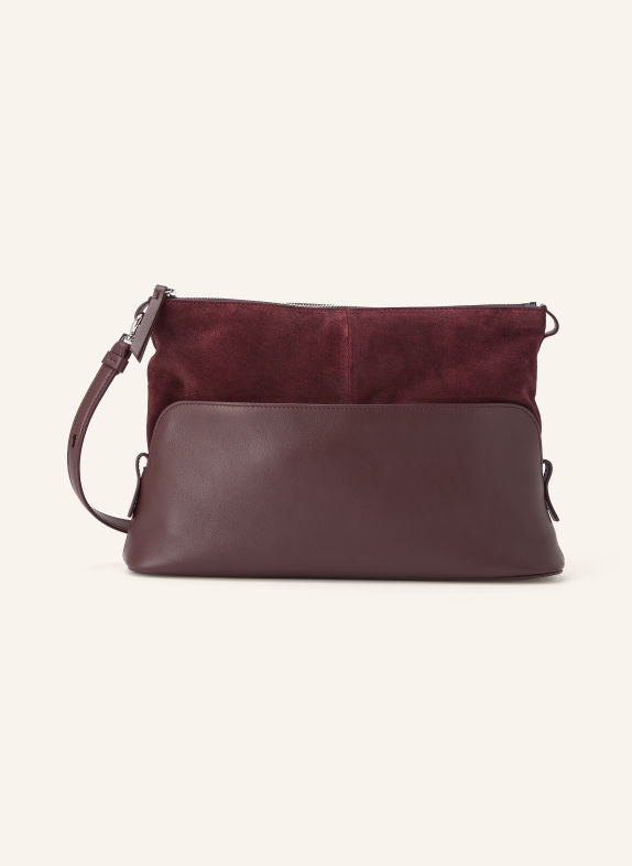 Maison Margiela Clutch 5AC SOFT DUNKELROT / SILBER