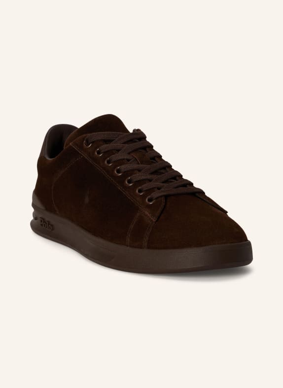 POLO RALPH LAUREN Sneakers MARRON FONCÉ