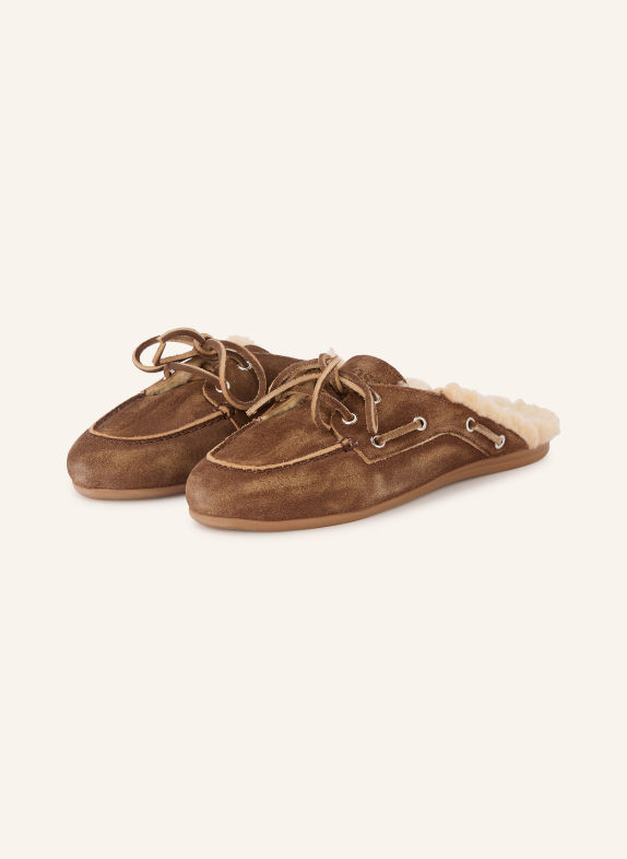 Posa Mules MARRON FONCÉ
