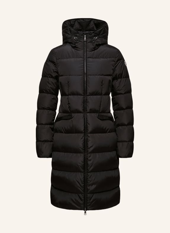 MONCLER Péřový kabát AVOCETTE ČERNÁ