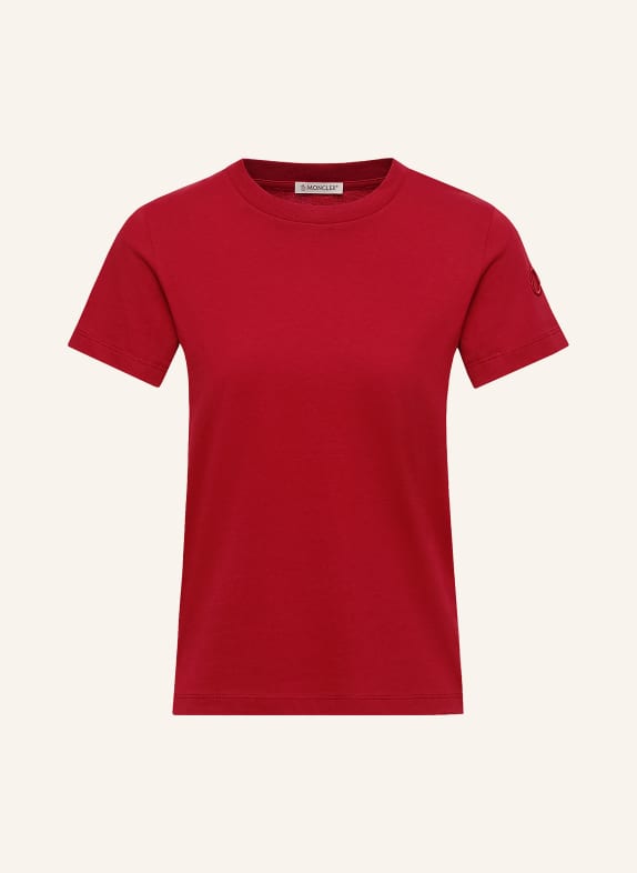 MONCLER T-shirt DONKERROOD