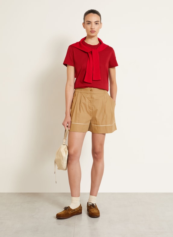 MONCLER T-shirt DONKERROOD