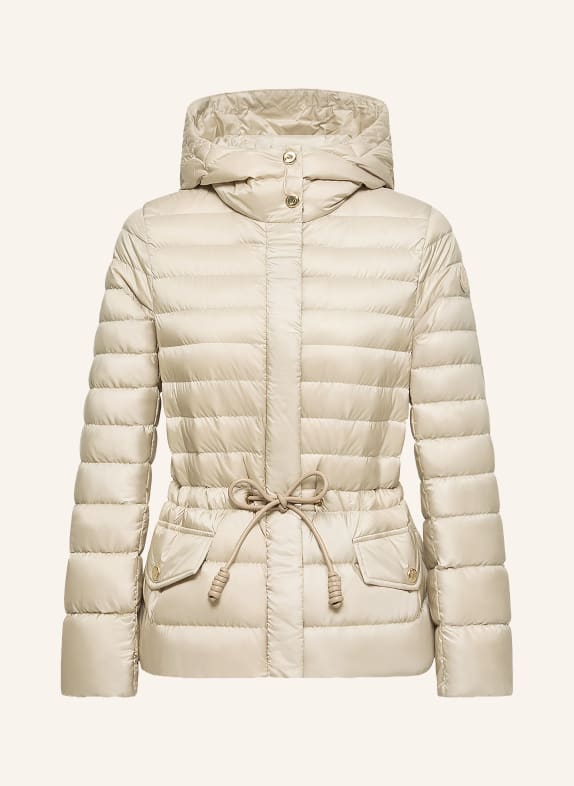 MONCLER Lehká péřová bunda RAIES BÉŽOVÁ
