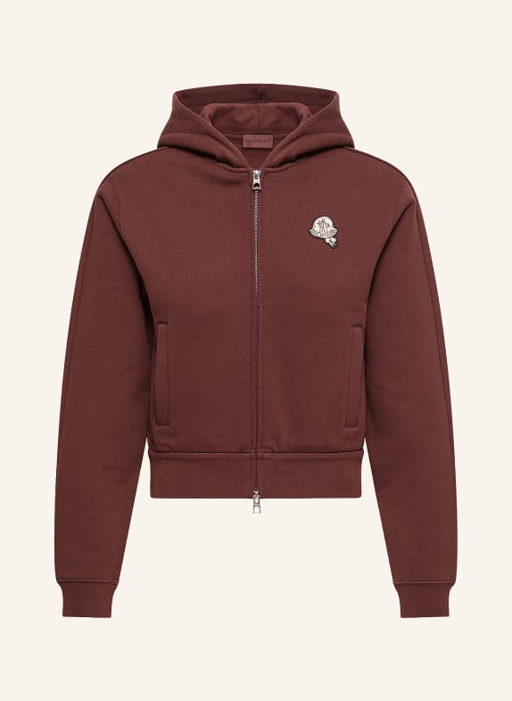 MONCLER Sweatvest MARRON FONCÉ