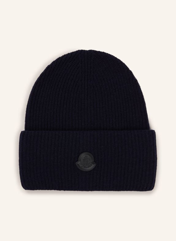 MONCLER Czapka GRANATOWY
