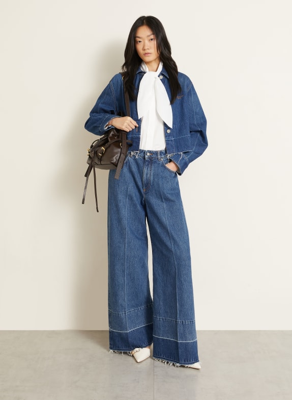 GIVENCHY Wide leg jeans 420 MEDIUM BLUE