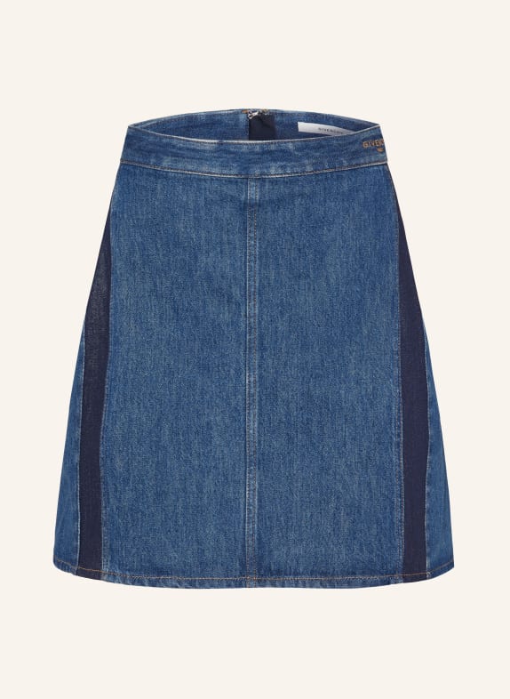 GIVENCHY Jeansnederdel MINI COCOON BLÅ