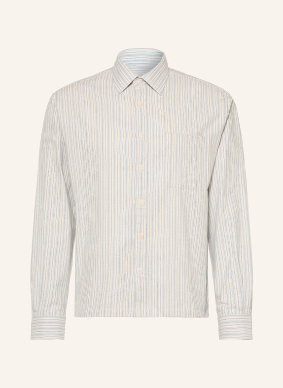NN.07 Hemd DEON Comfort Fit BLAUGRAU / ECRU / DUNKELBLAU
