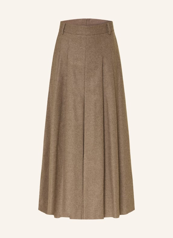 ANTONELLI firenze PESCO Skirt LIGHT BROWN