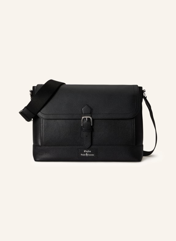 POLO RALPH LAUREN Crossbody bag BLACK / SILVER