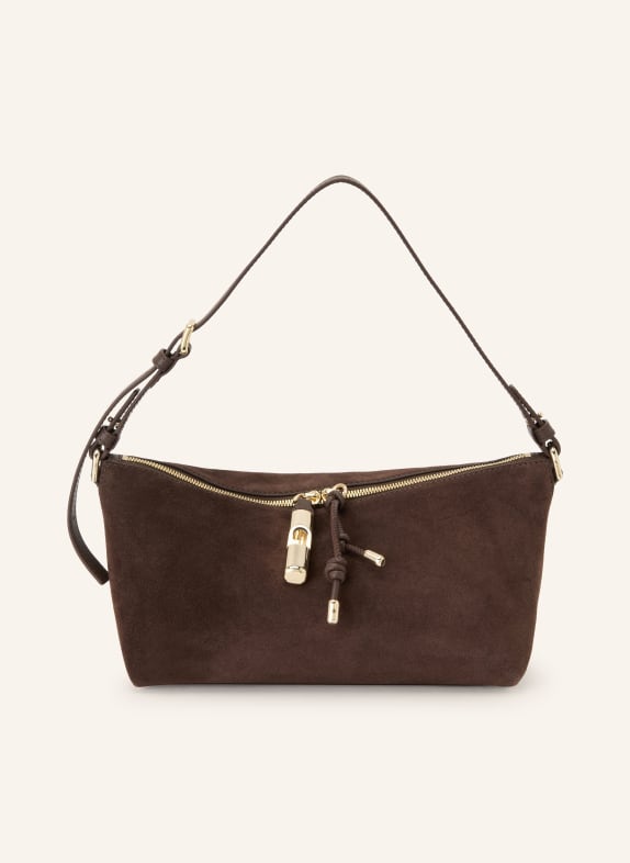 FURLA DEBBY MINI Crossbody Bag DARK BROWN / GOLD