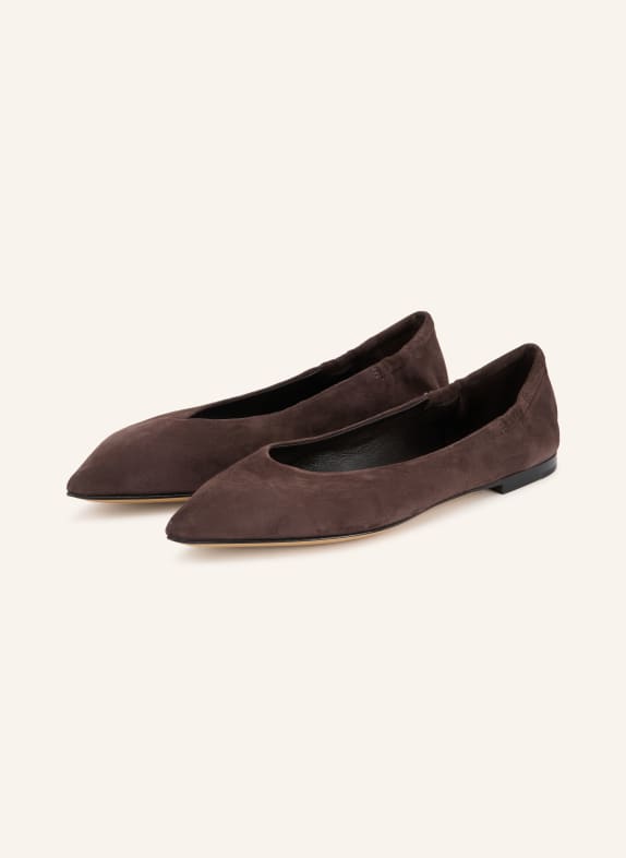 POMME D'OR Ballerines INGRID MARRON FONCÉ