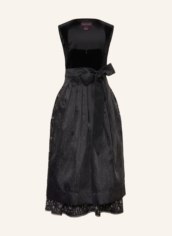 TALBOT RUNHOF Dirndl mit Glitzergarn und Schmuckperlen 999 BLACK
