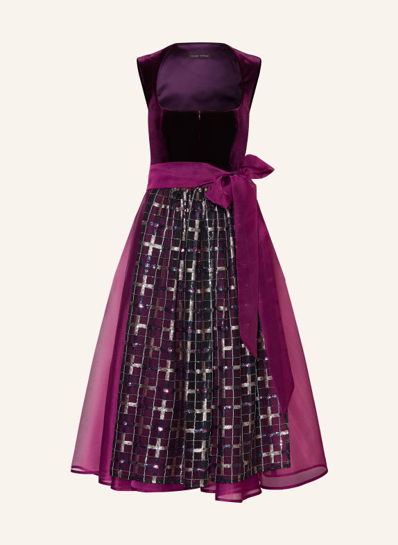 TALBOT RUNHOF Dirndl mit Samt und Pailletten 870 Lila