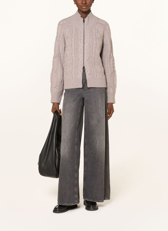 darling harbour Gilet light taupe melange