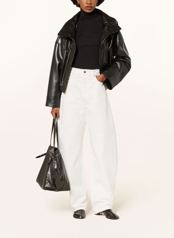 RHÚNE Barrel Jeans GRACE WHITE WHITE