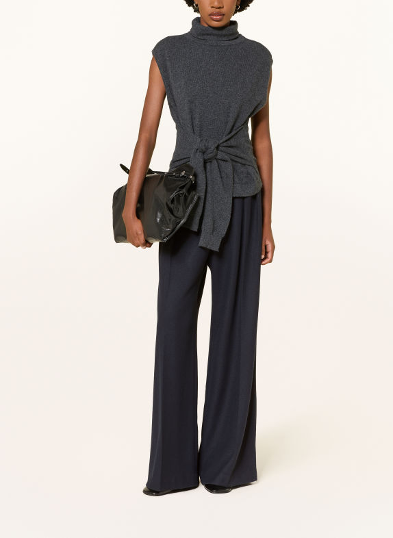 RHÚNE OONA Wide-leg trousers DARK BLUE