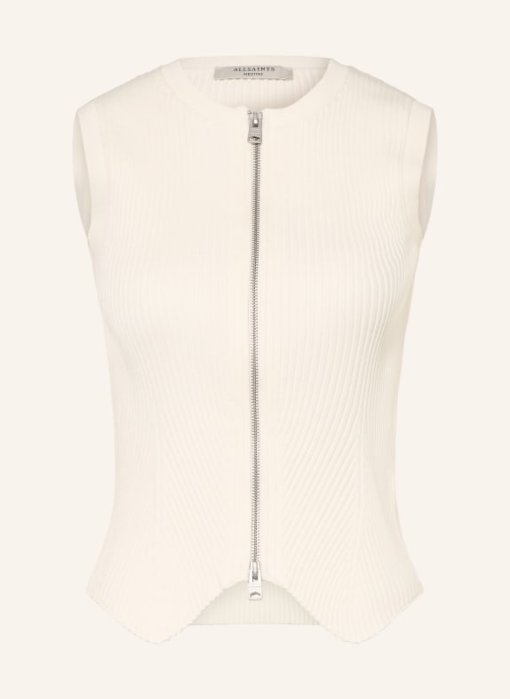 ALLSAINTS Gebreid vest CRUZ CRÈME
