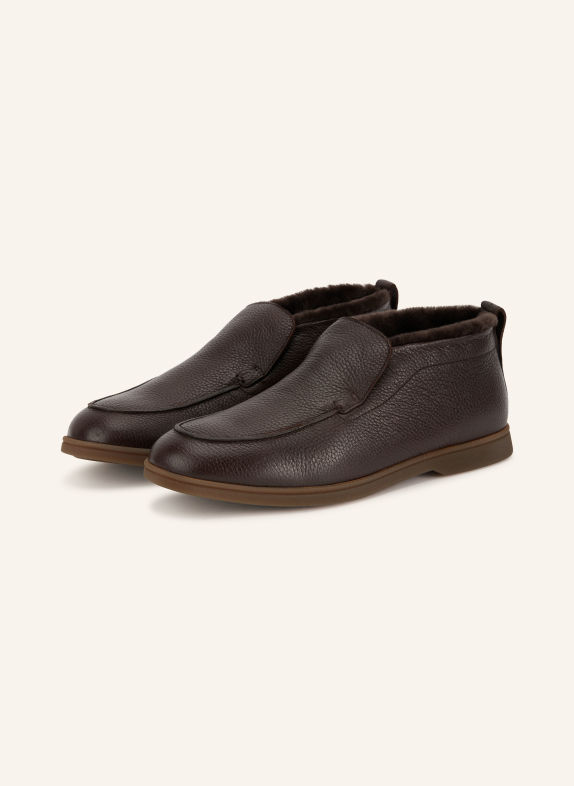 HENDERSON FELIX Slip-ons DARK BROWN