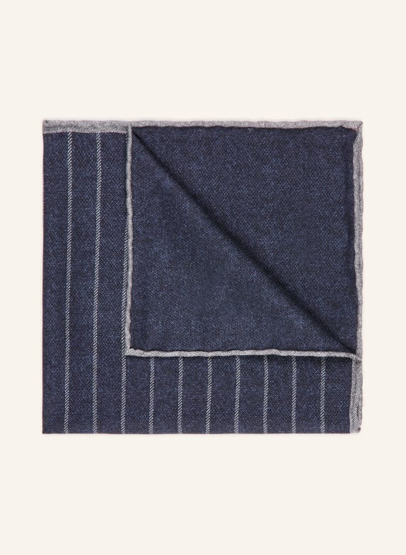 BRUNELLO CUCINELLI Pocket square DARK BLUE / WHITE