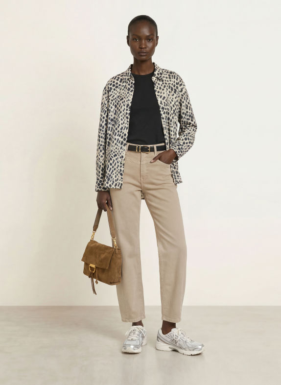 CAMBIO ELIN Barrel-leg jeans 700 warm sand