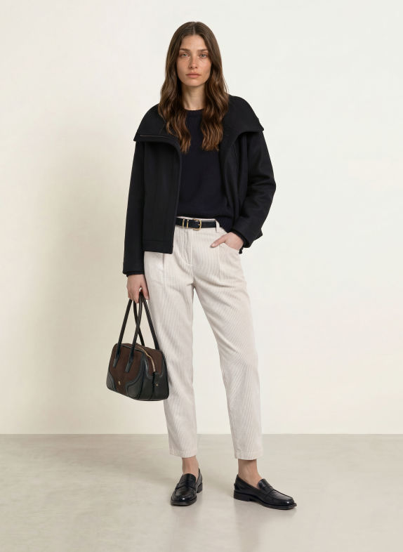 CAMBIO ORCHID 7/8-length trousers CREAM