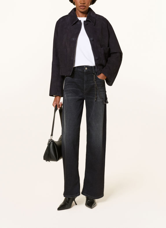 CAMBIO Boyfriend jeans 5206 dark cozy midblack