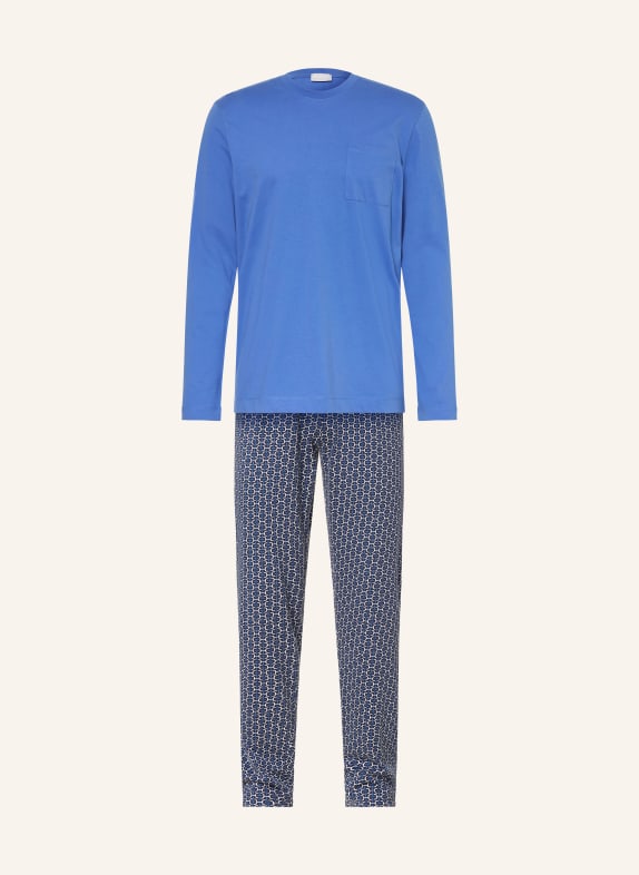mey BLUE CHAINS Pajamas Collection BLUE / DARK BLUE / WHITE