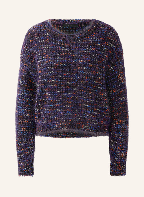 oui Pullover LILA / ORANGE / BLAU
