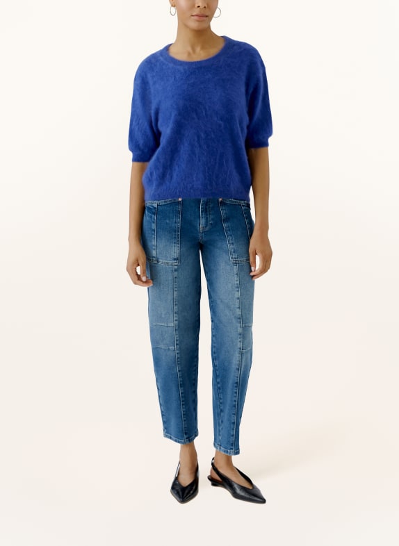 oui Cashmere-Pullover BLAU