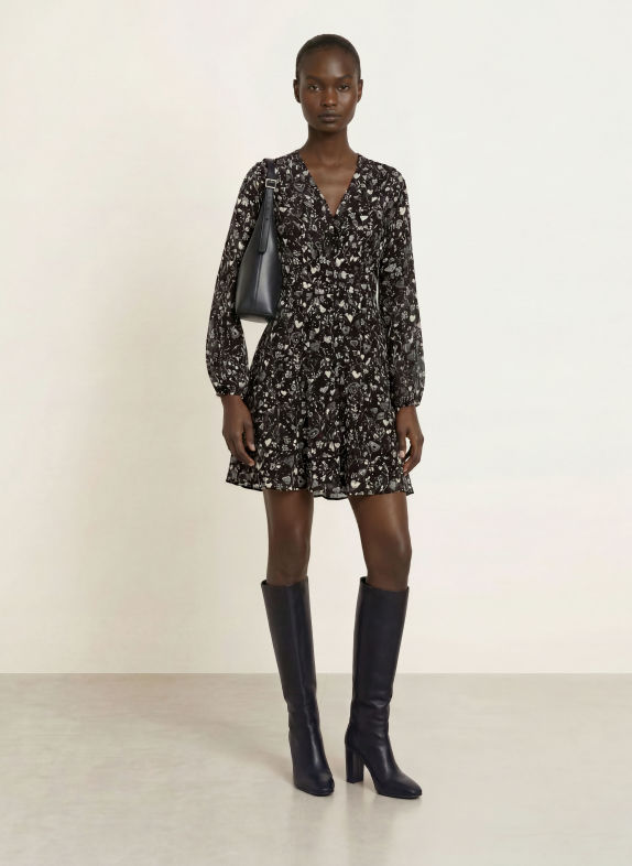 Princess GOES HOLLYWOOD Jurk ZWART / WIT