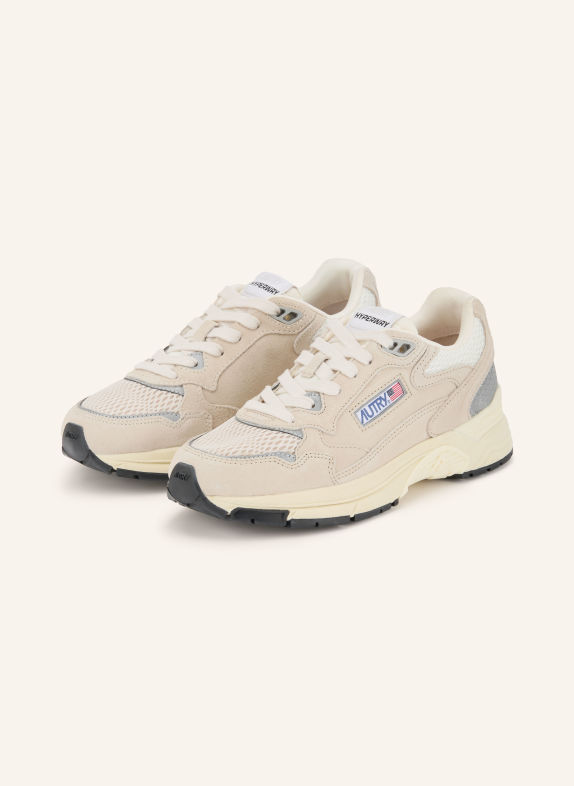 AUTRY Sneaker HYPERWAY LOW UM BEIGE / SILBER / CREME