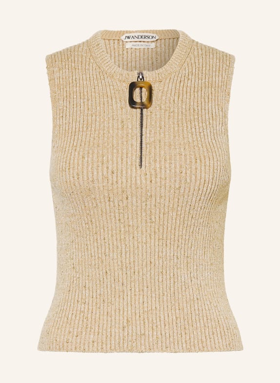 JW ANDERSON Knit top BEIGE