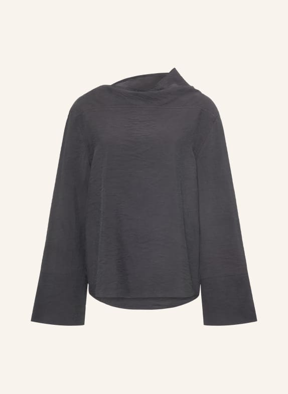 soeur  LAILA Shirt blouse with Silk DARK GRAY