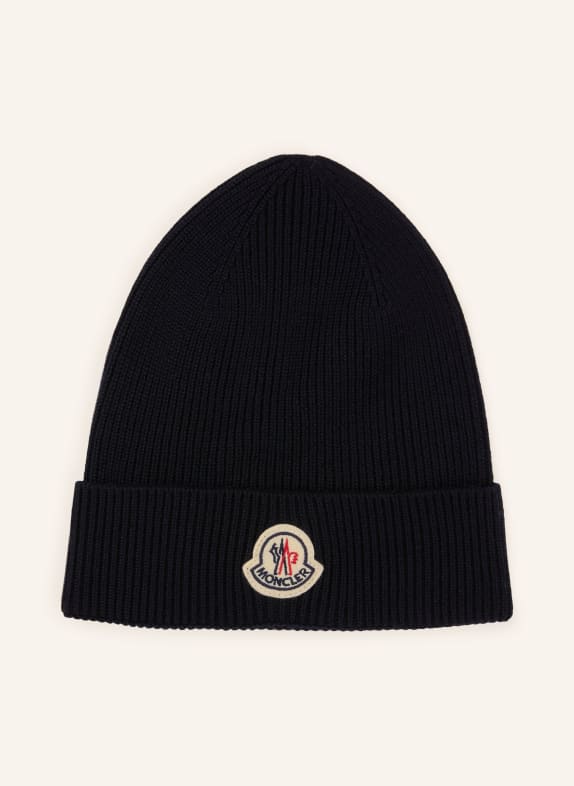 MONCLER Czapka GRANATOWY