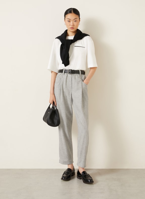 BRUNELLO CUCINELLI Broek in joggingstijl LICHTGRIJS